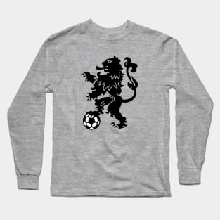 Dutch lion with soccer ball Netherlands soccer dutch soccer Long Sleeve T-Shirt